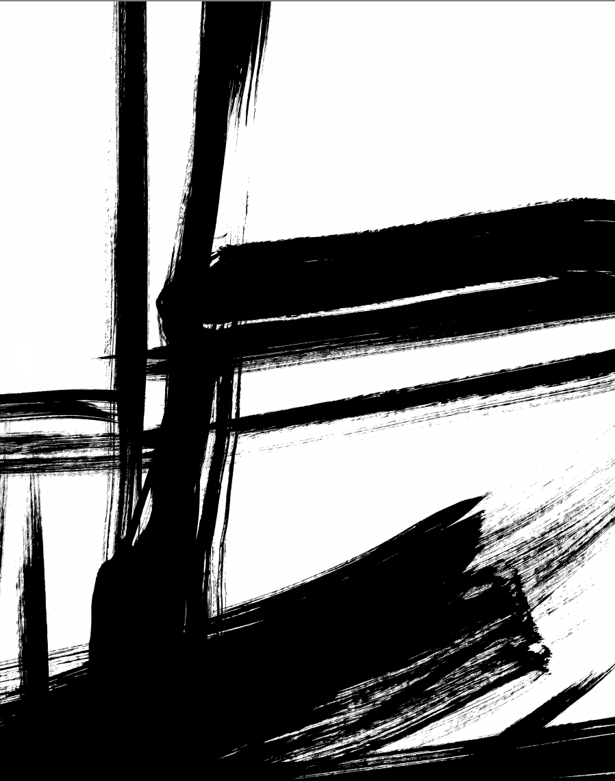 Set 2 Cuadros Abstractos blanco y negro