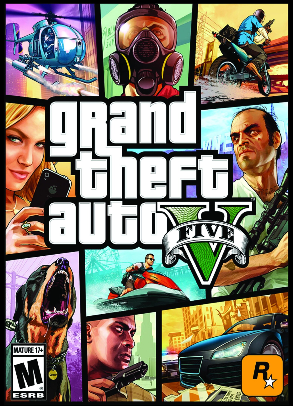 Cuadro de GTA 5 , Grand Theft Auto, videojuegos y hobbies.