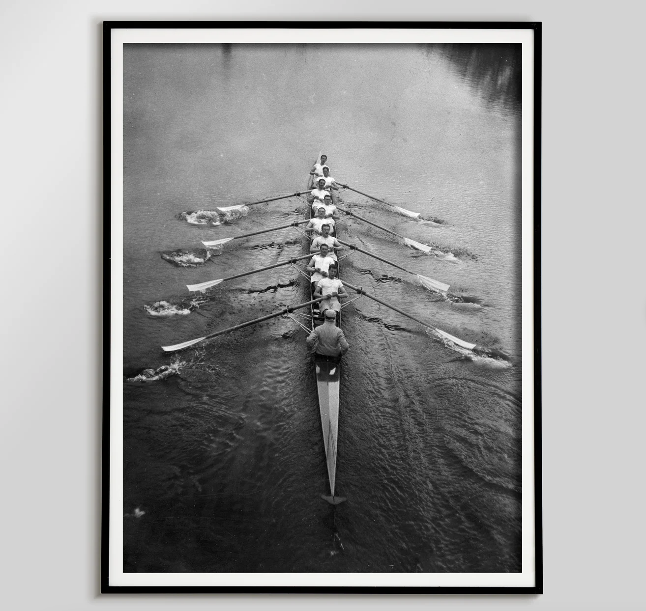 Cuadro Fotografia, blanco y negro , Remo , oceano