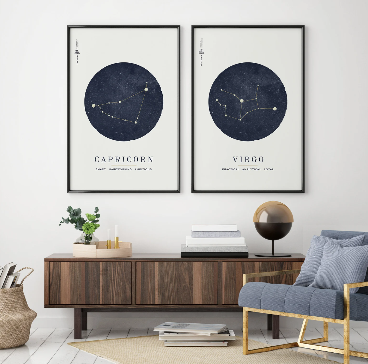 Cuadro Zodiaco , constelación Piscis