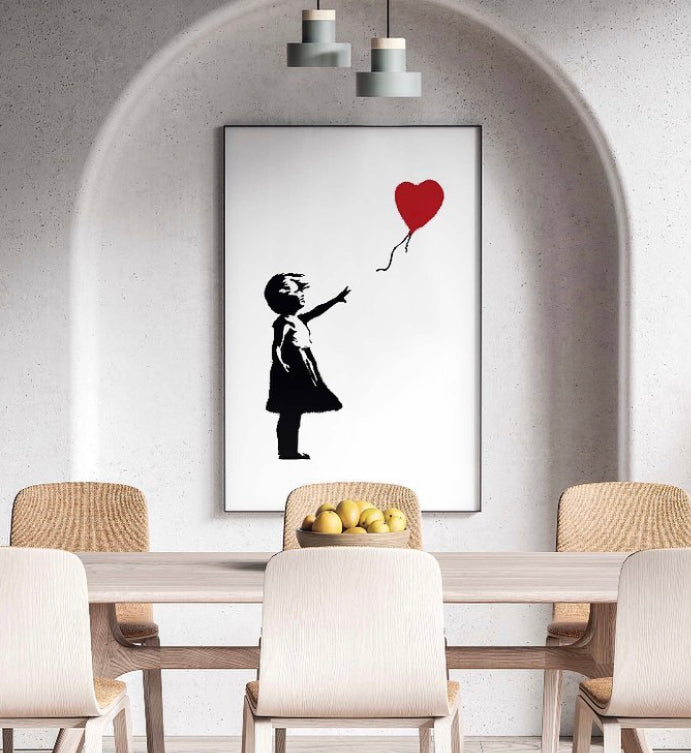 Cuadro Banksy urbano
