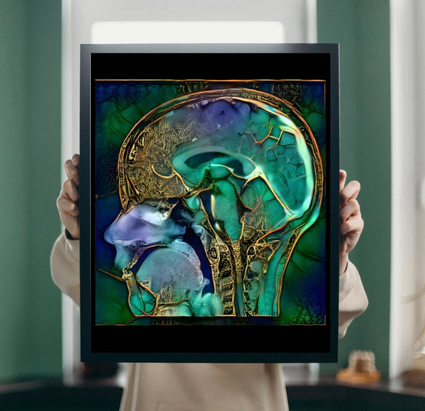 Cuadro de anatomía , arte medico 9