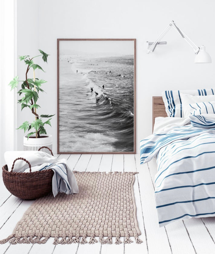 Cuadro de playa y surf