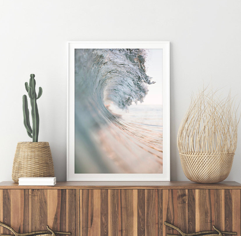 Cuadro de playa y surf