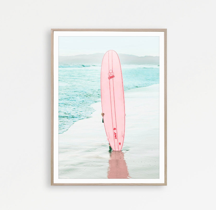 Cuadro de playa y surf