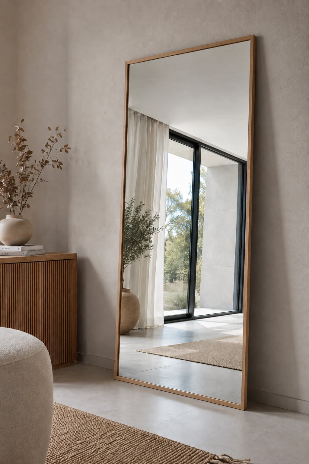 Espejo Simple Pure Madera ,  Marco madera Tepa