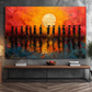 Cuadro Canvas Tribal , africano