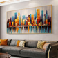 Cuadro Canvas XL abstracto 72 skyline