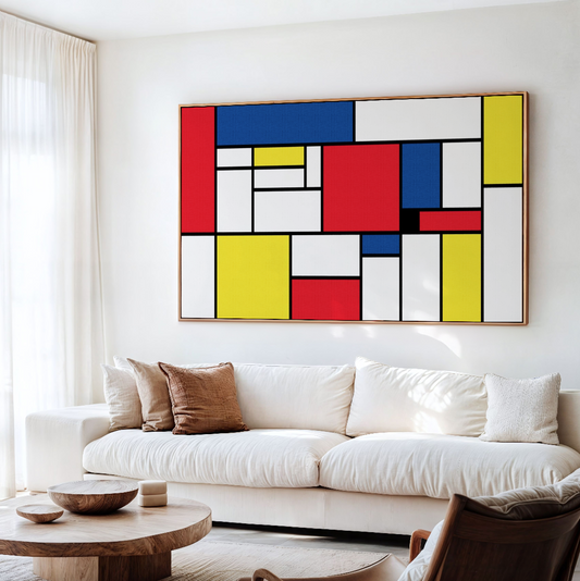 Cuadro Abstracto, geometrico Piet Mondrian