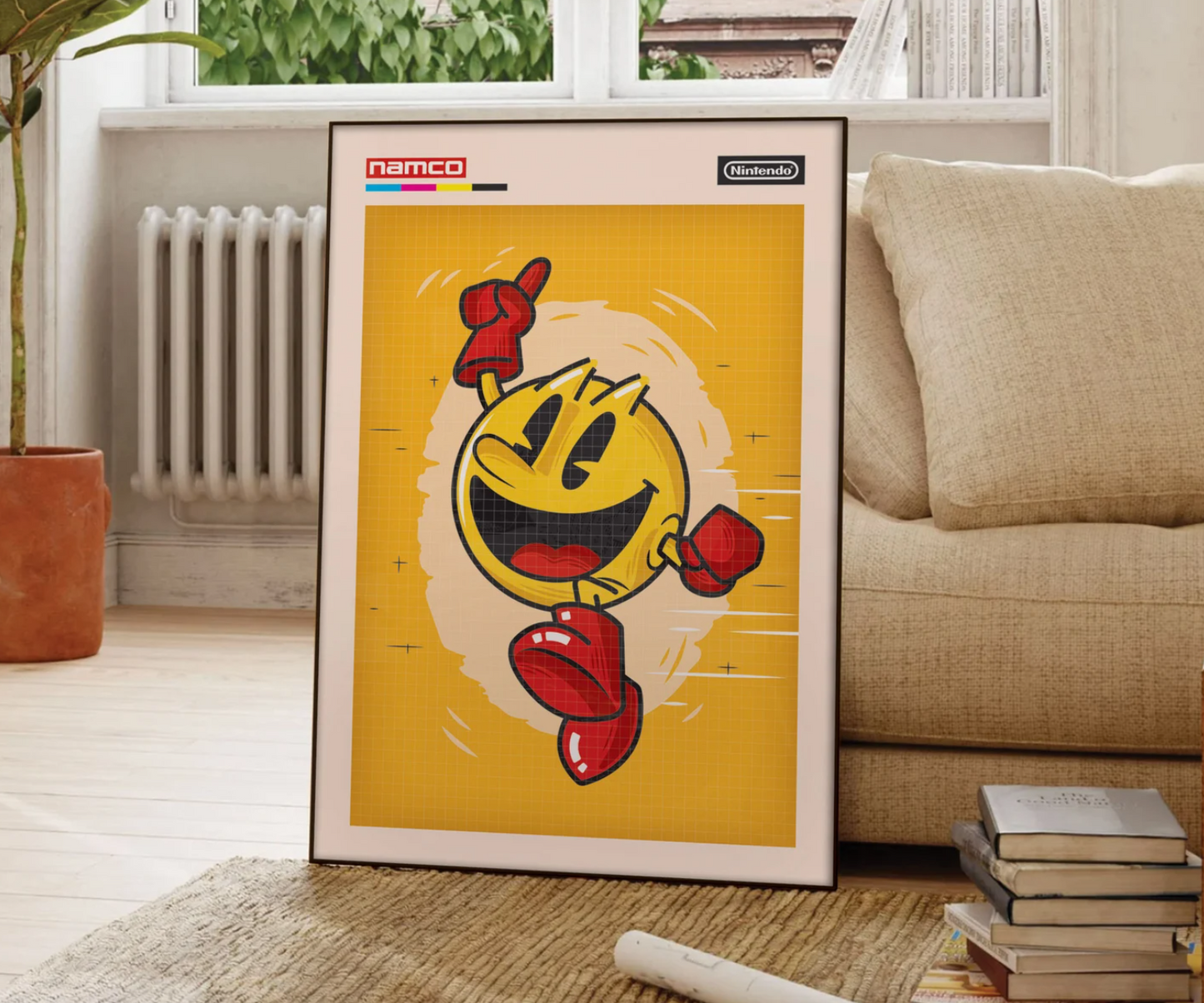 Cuadro de Pacman , videojuegos y hobbies.