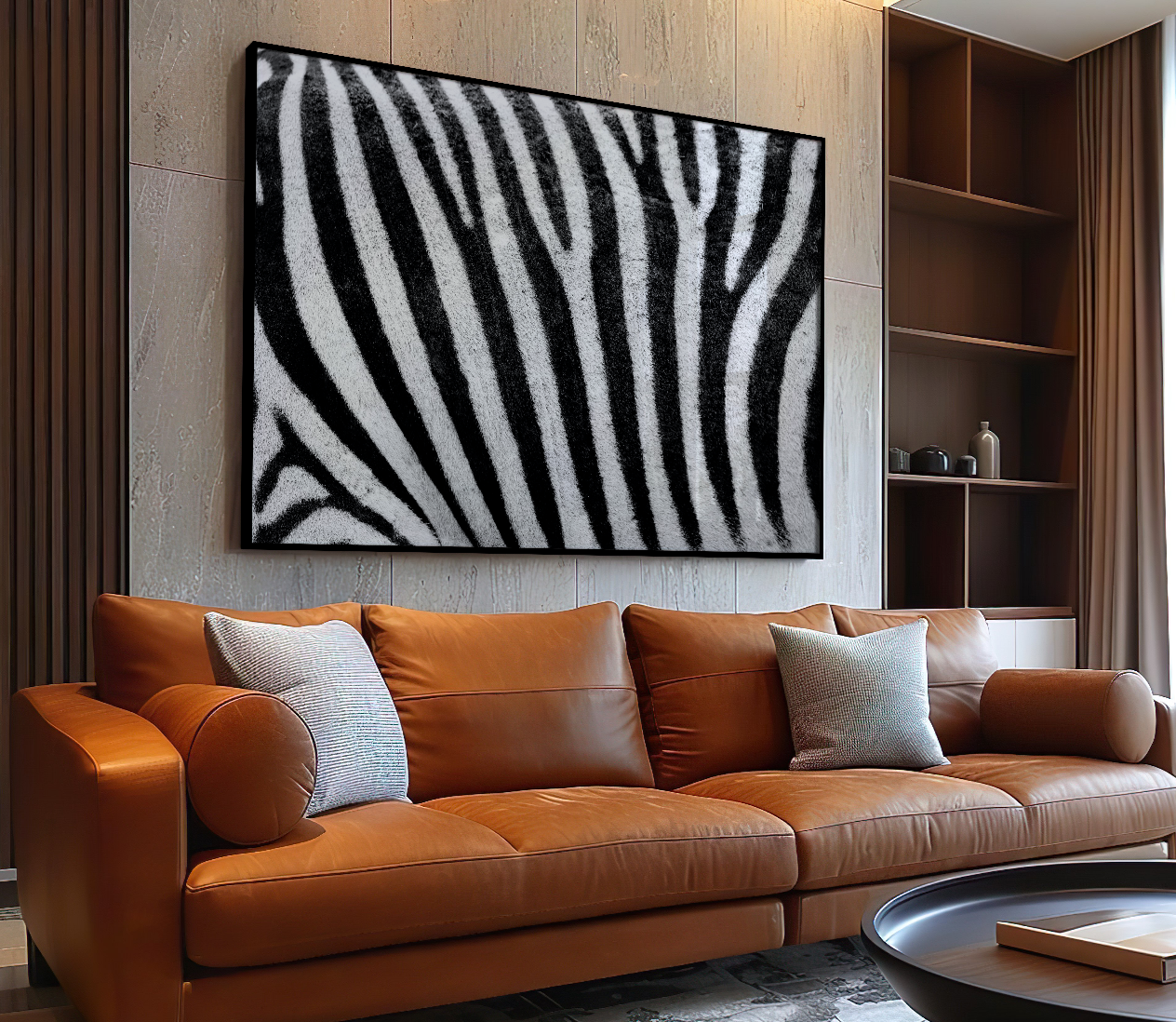 Cuadro de Animales, Piel de Cebra