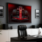 Cuadro de Formula 1 , Equipo Ferrari