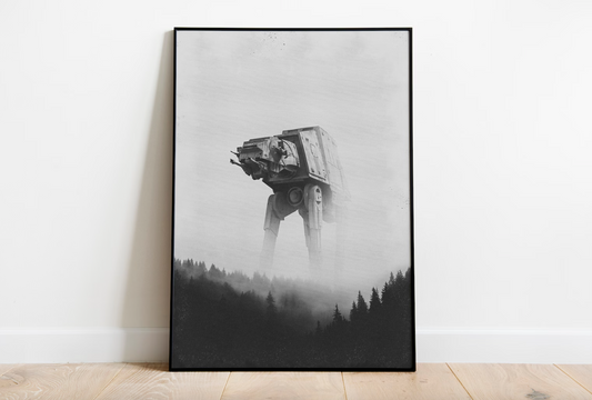 Cuadro de Pelicula Geek, Star Wars AT-AT