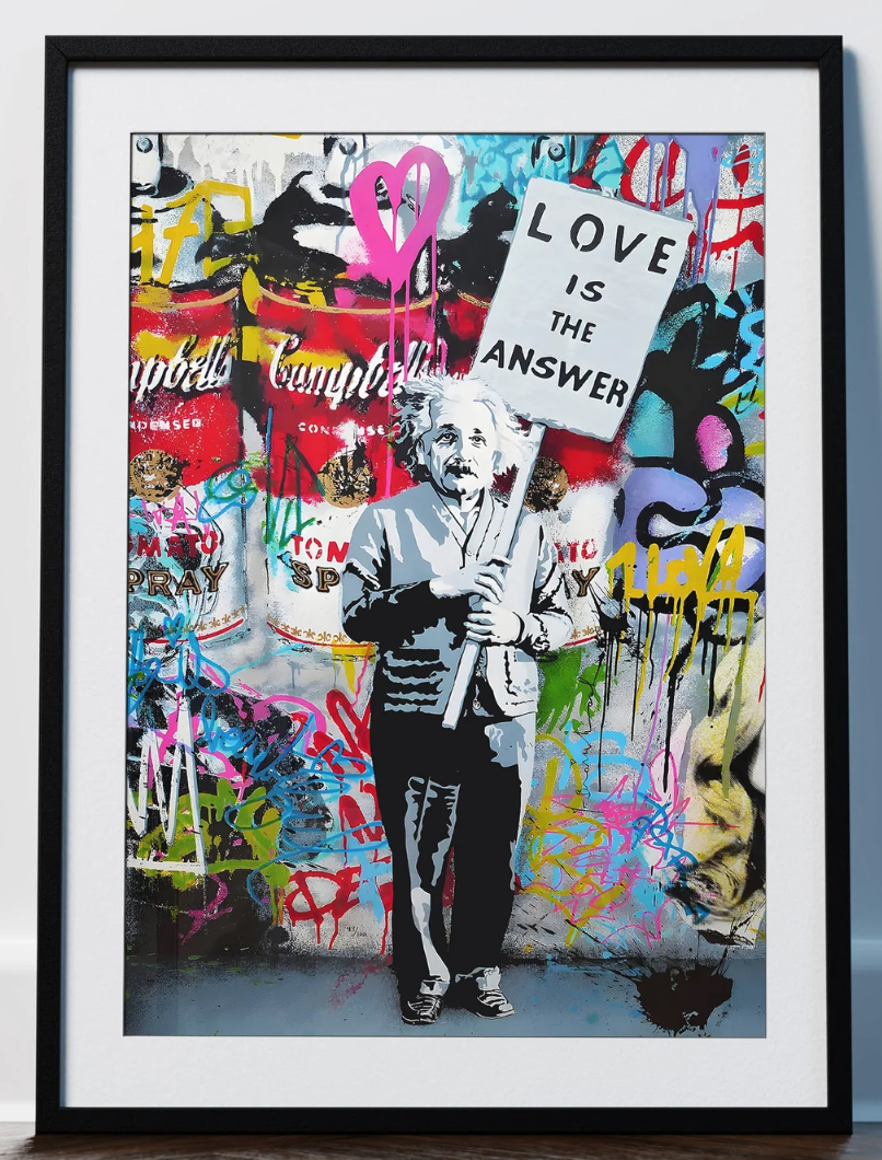 Cuadro Urbano , Arte Pop, Einstein