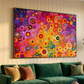 Cuadro Canvas XL 83 , Abstracto Circulos de colores.