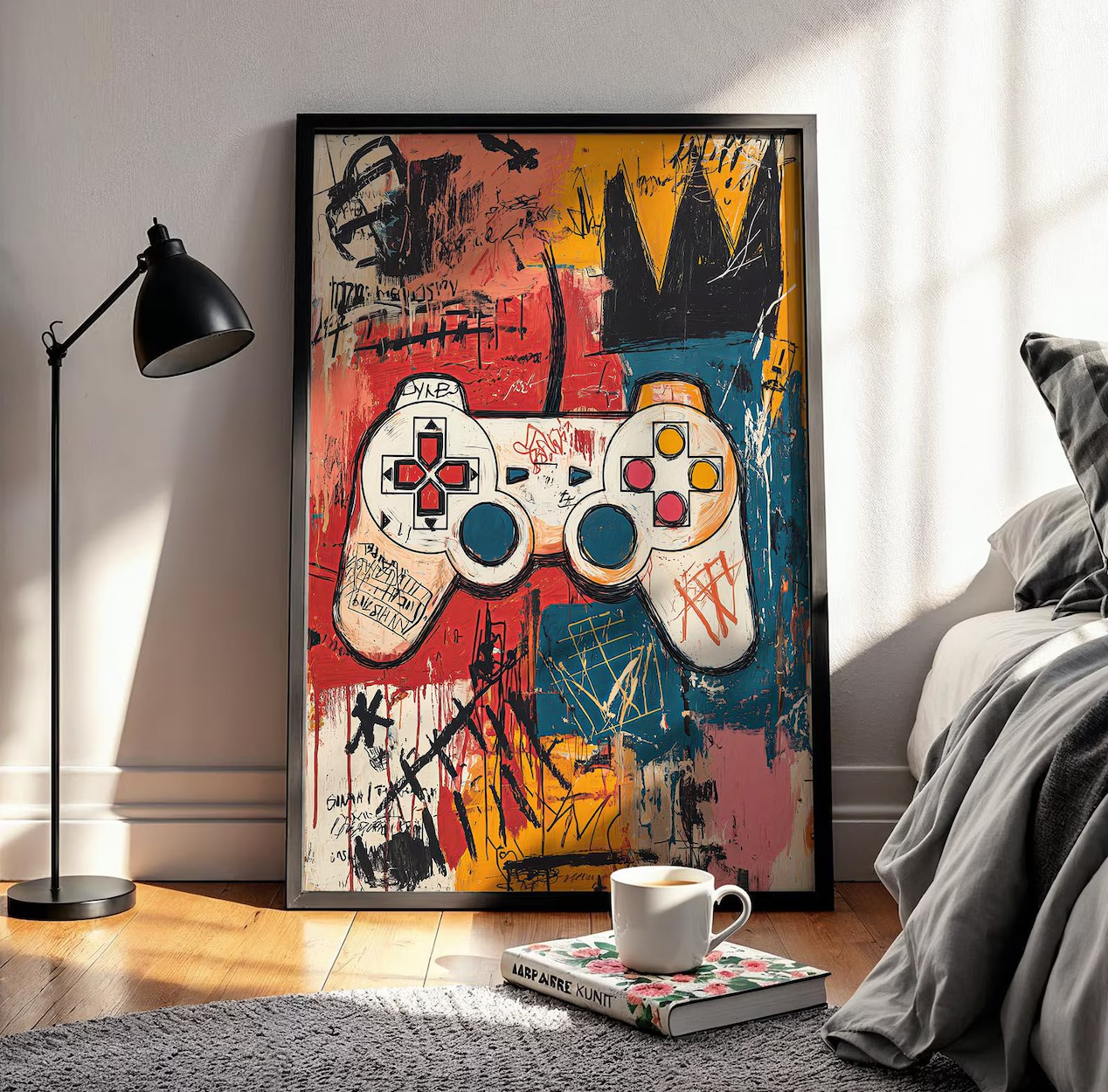 Set 3 Cuadros Gamers , graffiti urbano