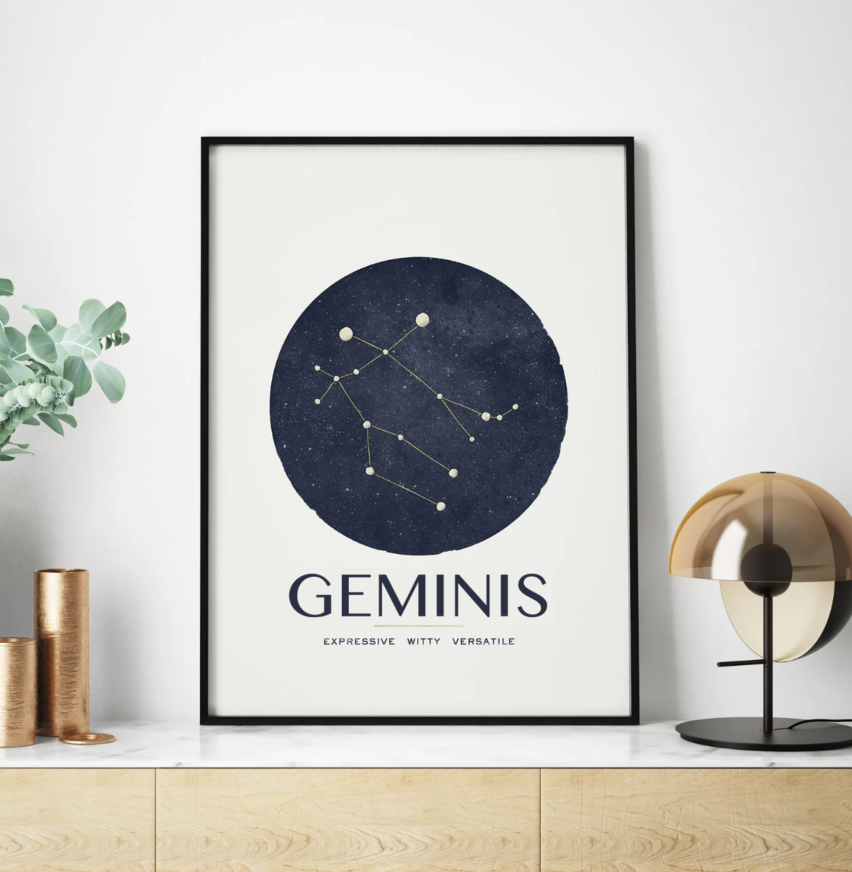 Cuadro Zodiaco , constelación Geminis