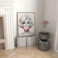 Cuadro de Marylin Monroe mascando Chicle Pop art