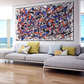 Cuadro Pintado a Mano Oleo , estilo Pollock