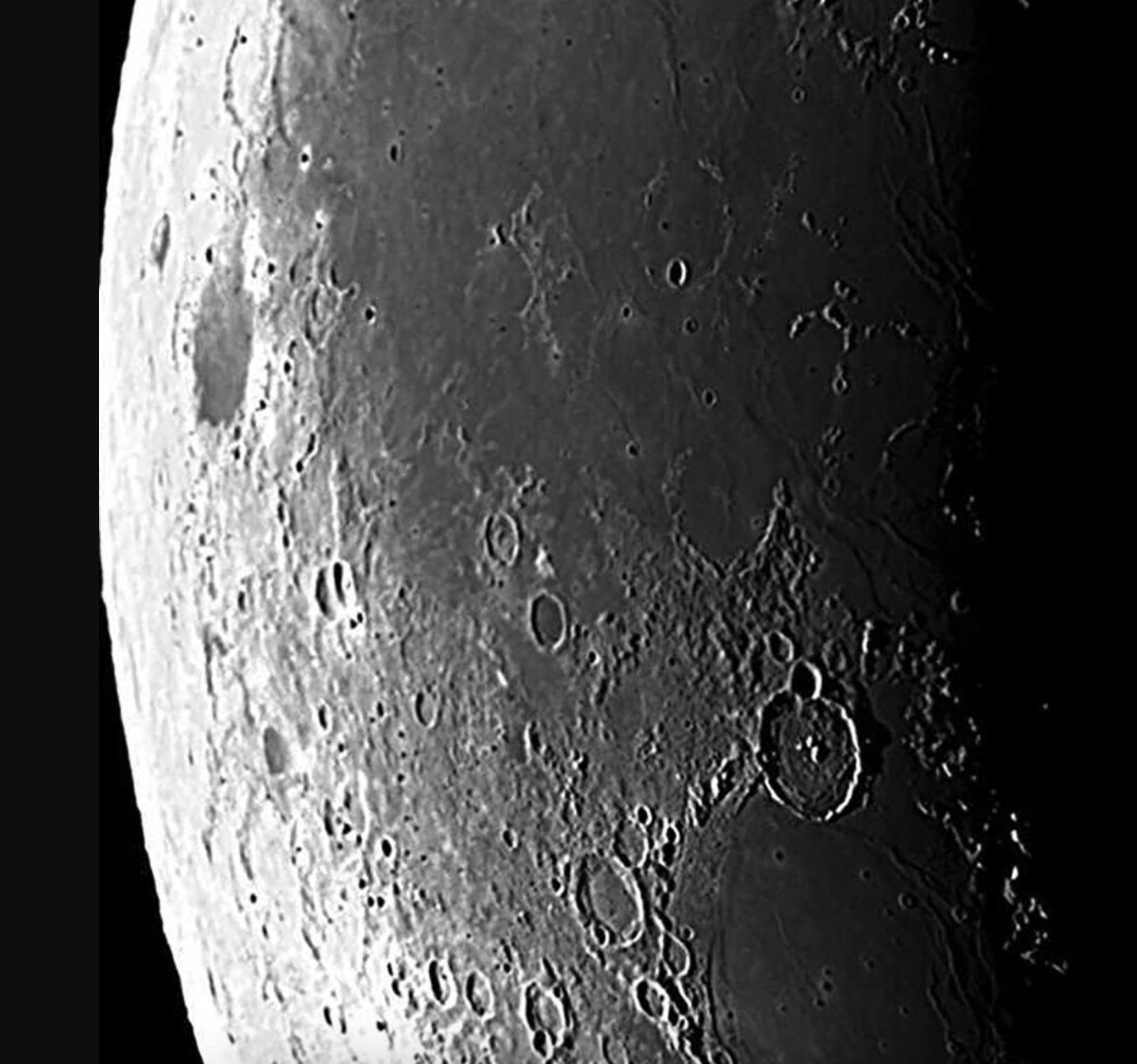 Cuadro de fase lunar y espacio