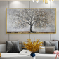 Cuadro Pintado a Mano textura, Arbol de la vida