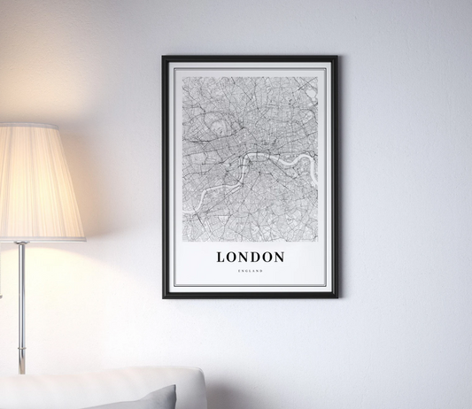 Cuadro Mapa de ciudad Londres