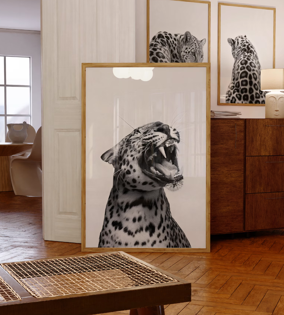 Cuadro de Leopardo , animales