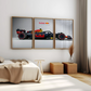 Set de 3 Cuadros de autos , Formula 1 Redbull