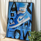 Cuadro de zapatillas Street Art y cultura pop " Nike Jordan 3 "