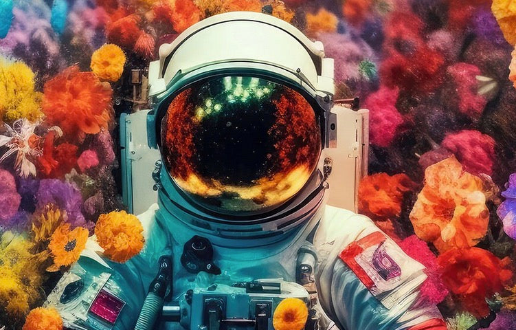 Cuadro cultura pop " astronauta 2 "