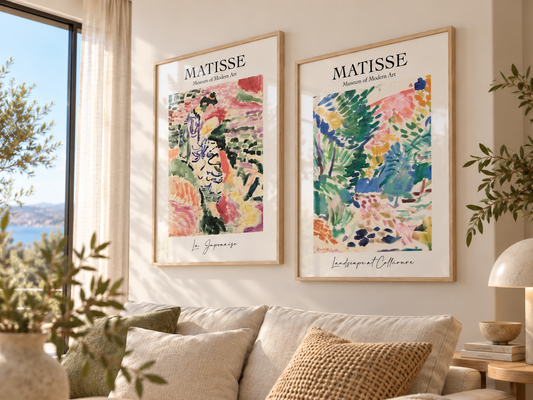 Set 2  Cuadros Henri matisse