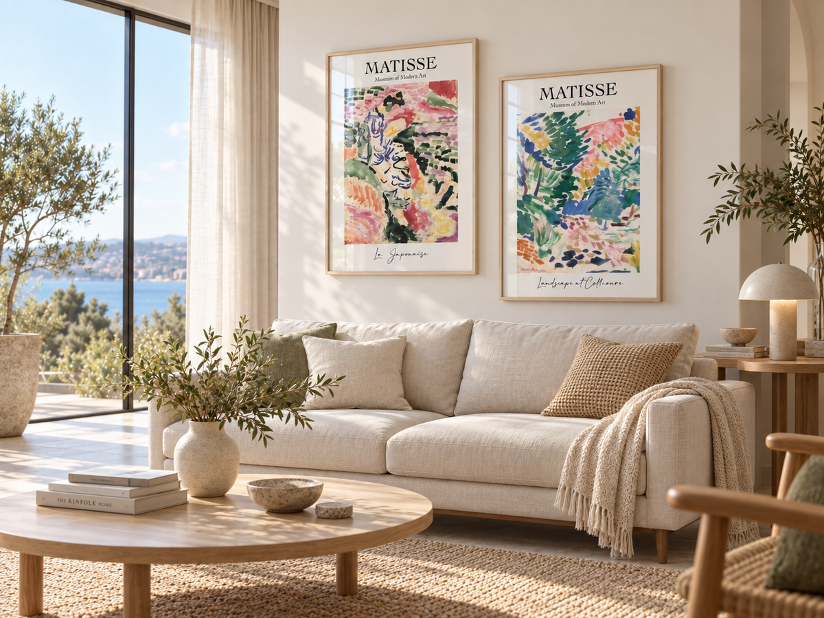 Set 2  Cuadros Henri matisse