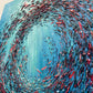 Cuadro Pintado a Mano textura, Cardumen