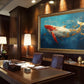 Cuadro de Animales , Ballena , Canvas XL
