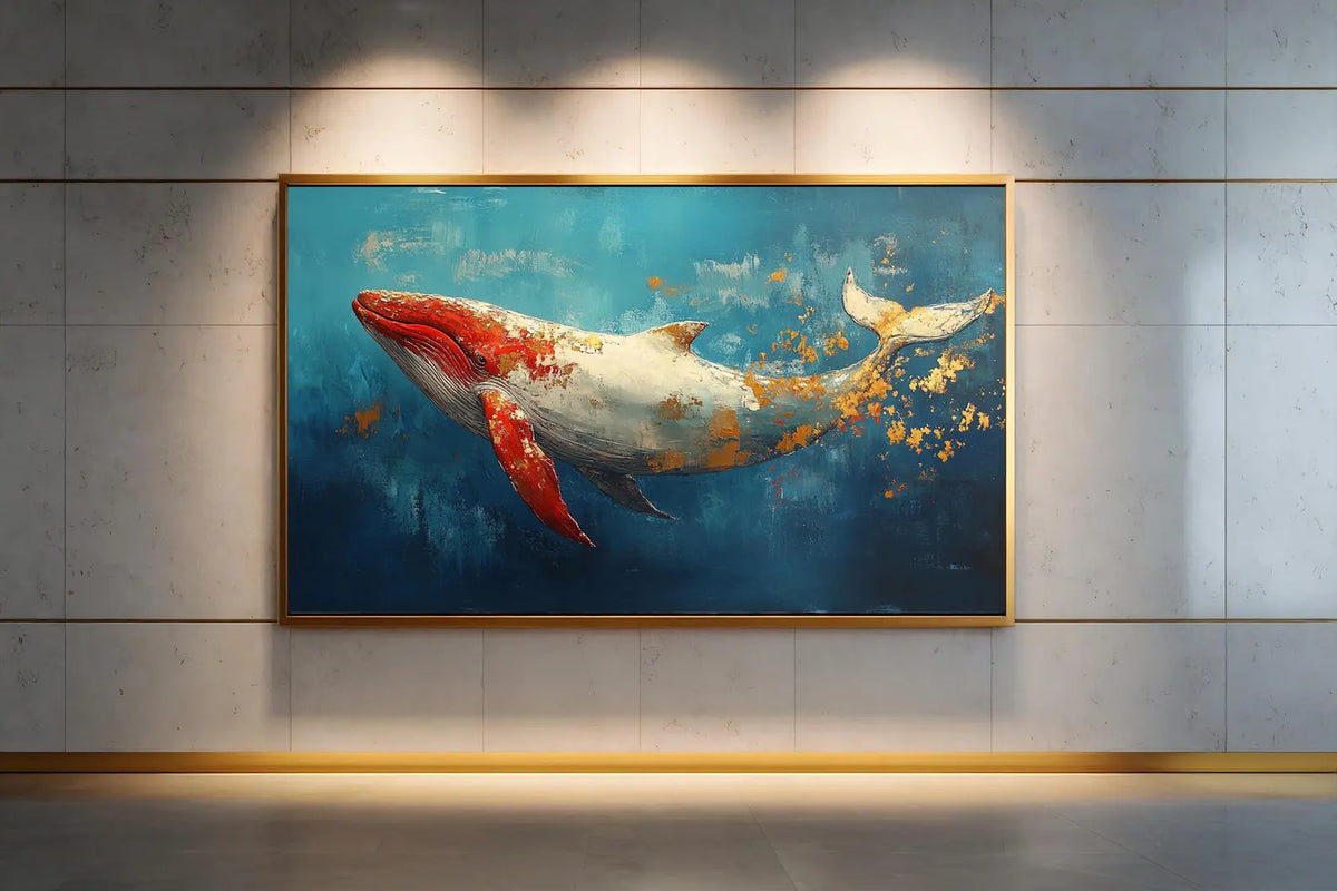 Cuadro de Animales , Ballena , Canvas XL