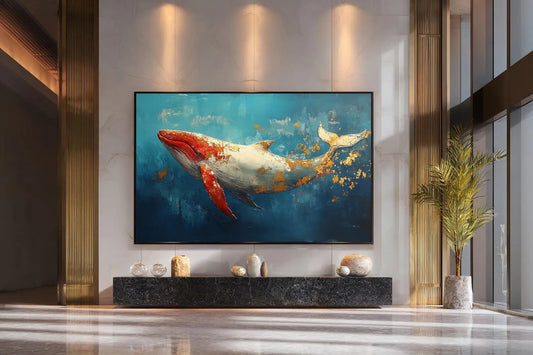 Cuadro de Animales , Ballena , Canvas XL