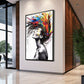 Cuadro mujer en colores