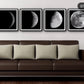 Set de 4 cuadros , lunas
