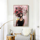 Cuadro Mujer y Flores