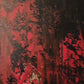 Cuadro Pintado a Mano textura , Rojos y Negros