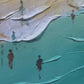 Cuadro Pintado a Mano textura ,  Playa y Arena