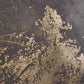 Cuadro Pintado a Mano textura , Dorado y grises Abstracto