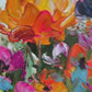 Cuadro Pintado a Mano textura ,  Campo de Flores