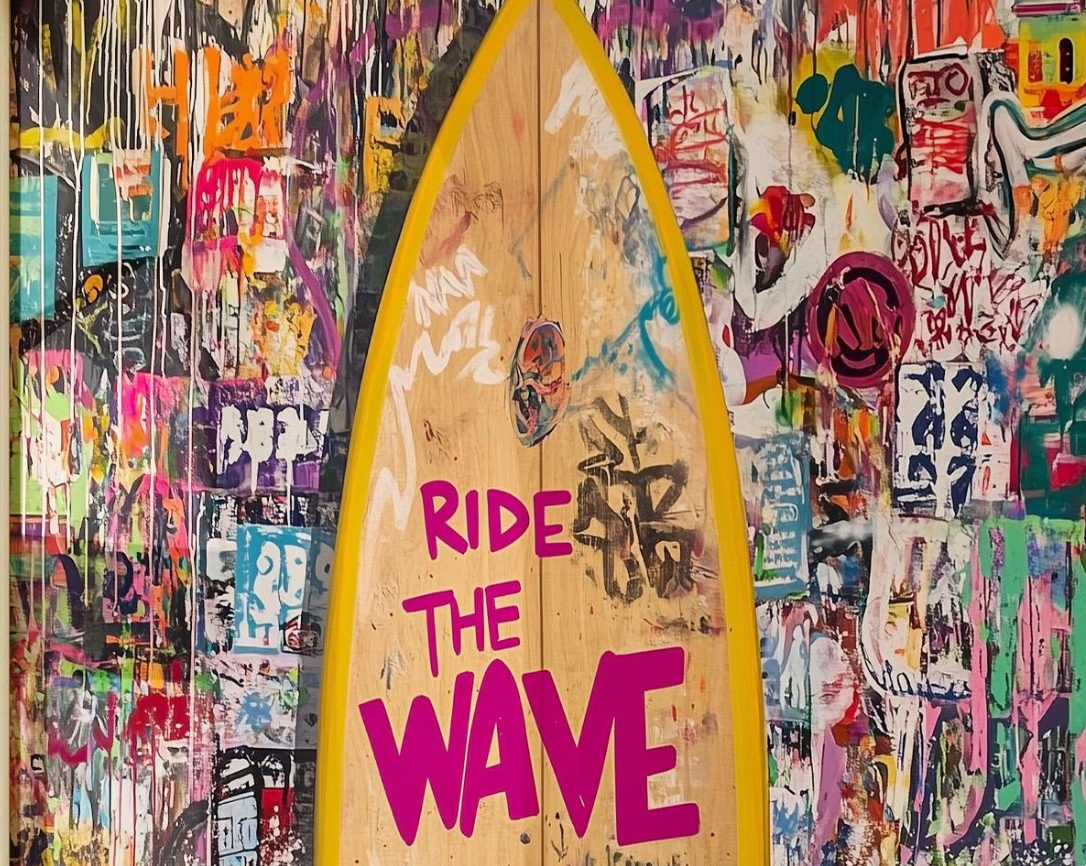 Cuadro Urbano , Graffiti Surf .