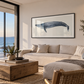 Cuadro de Animales, Ballena Azul