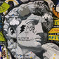 Cuadro Street Art "David rockstar"