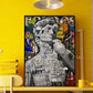 Cuadro Street Art "David rockstar"