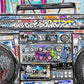 Cuadro Street Art "Radio graffity"