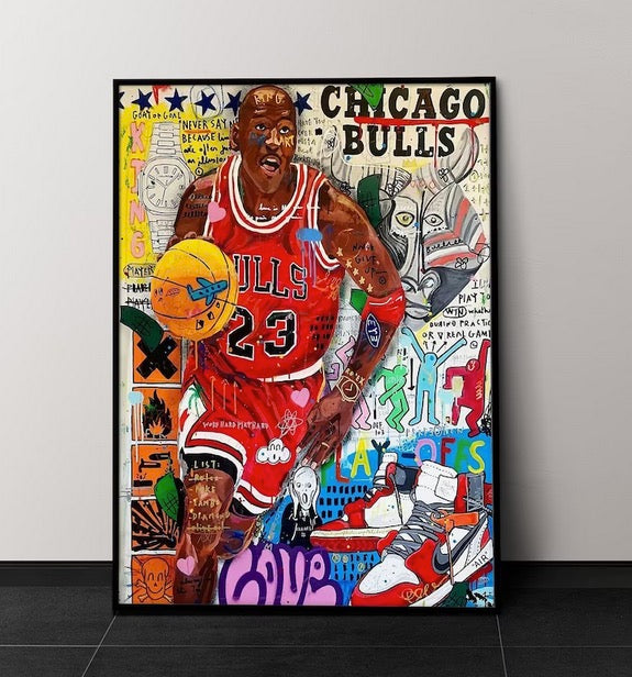 Cuadro Street Art "Jordan street"