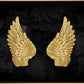Cuadro de alas de angel doradas